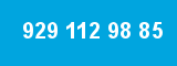 929 112 98 85 929 112 98 85